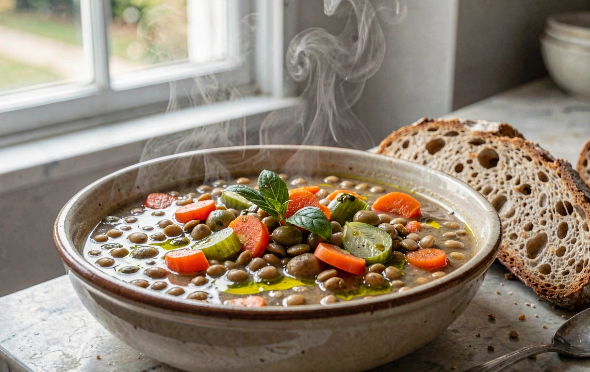 Plato real de lentejas